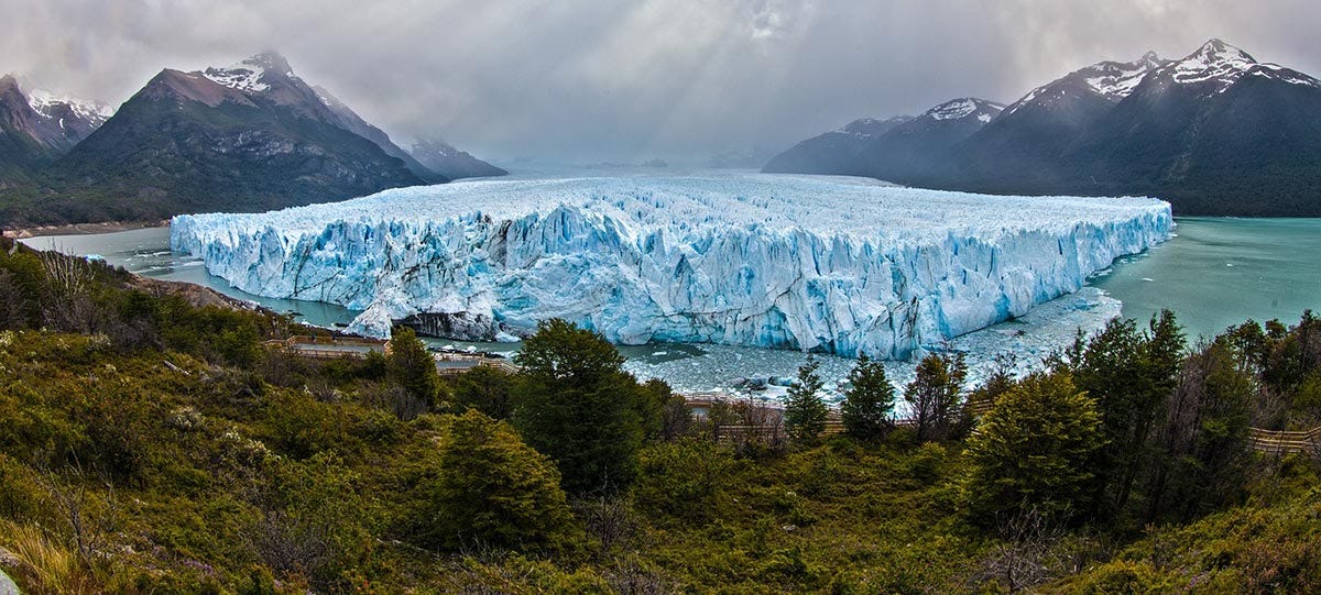 Glacier in Argentina.