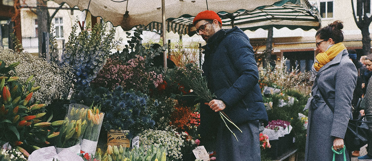 You're having a lucky day when you find your favorite flowers are half price.