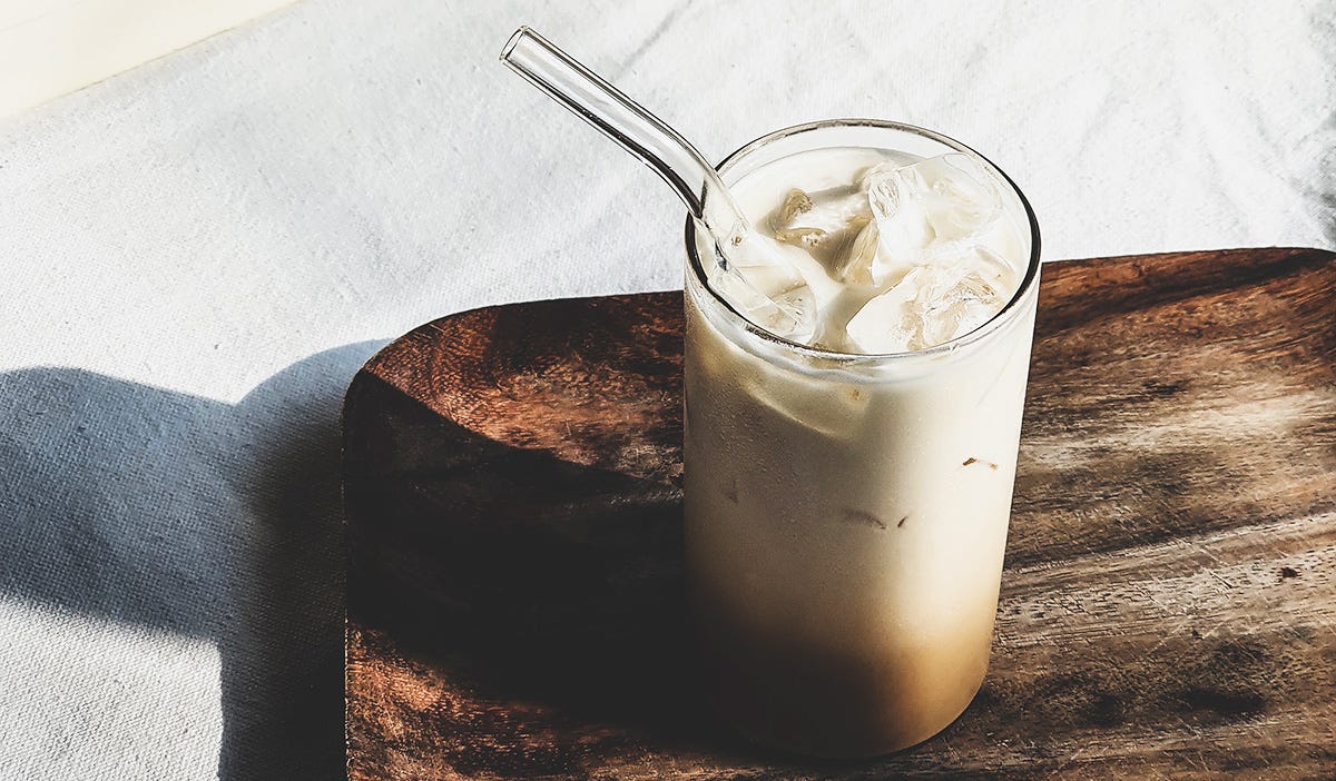 Iced coffee in French.