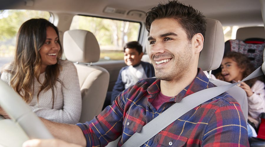 A family learning a spanish conversation phrases for trip to Mexico