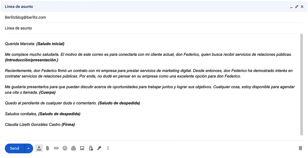 Espanhol. Digitar Saudação De Introdução Iniciar Email Hi Jorge Na