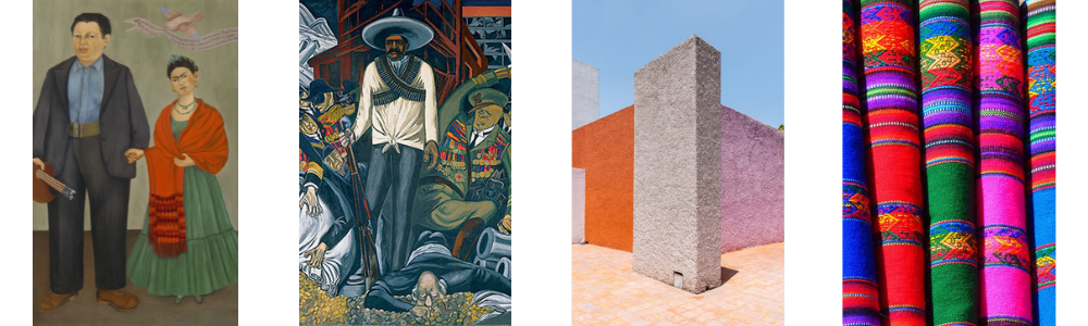 Mexican artists such as Diego Rivera, José Clemente Orozco and Luis Barragán.