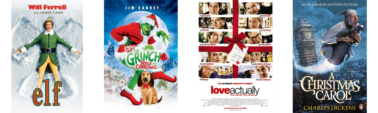 The most memorable Holiday-themed movies.