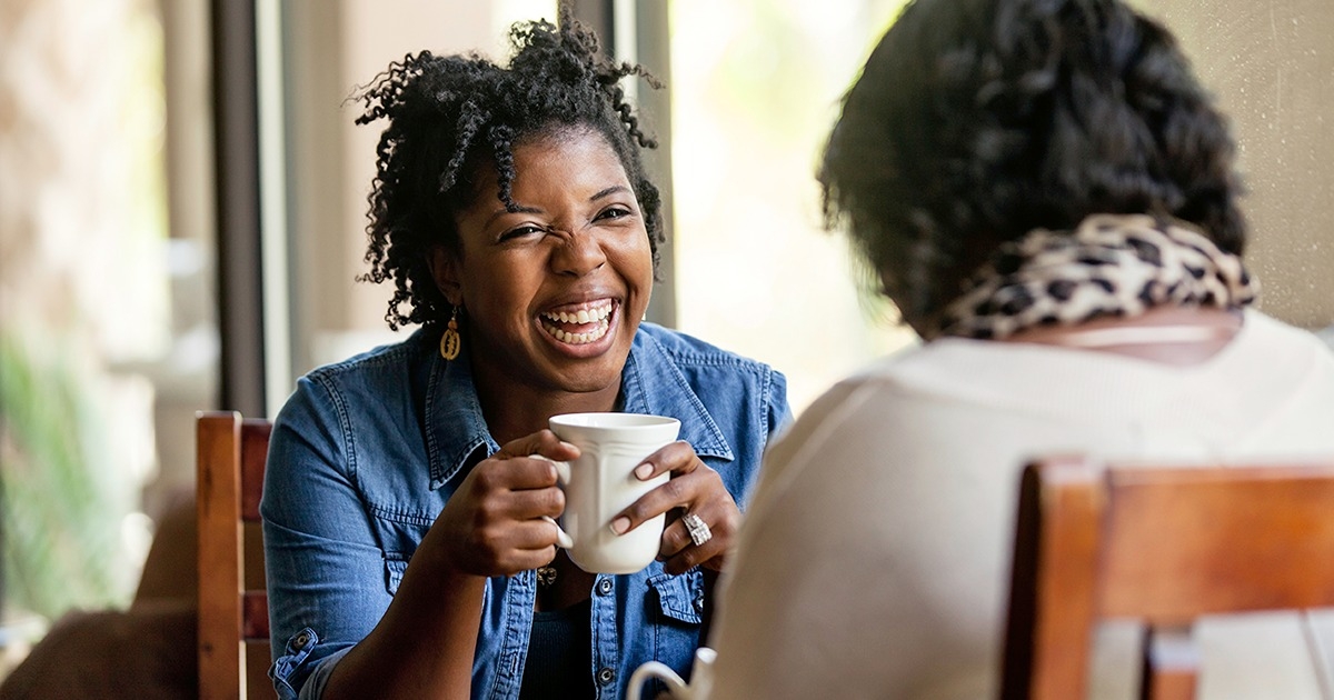 Women speaking Haitian Creole.