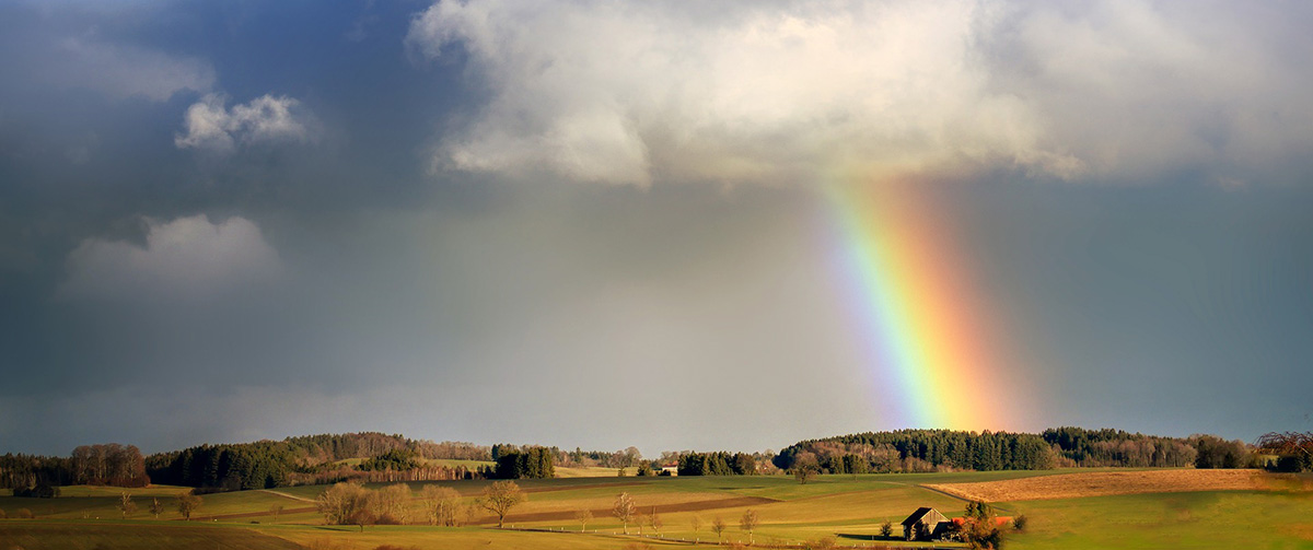 Rainbow and other important weather terms in Italian.