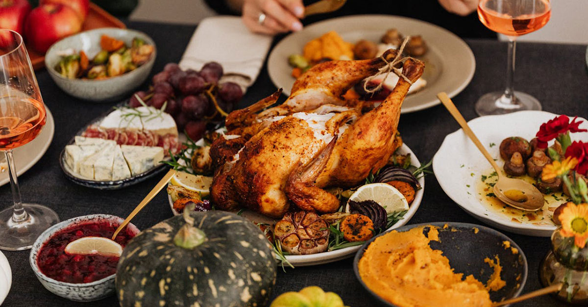 Thanksgiving food.