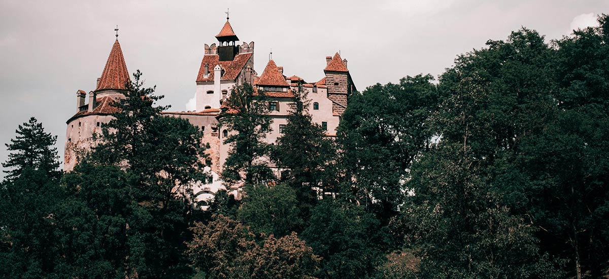 Castle in Transylvania Romania.
