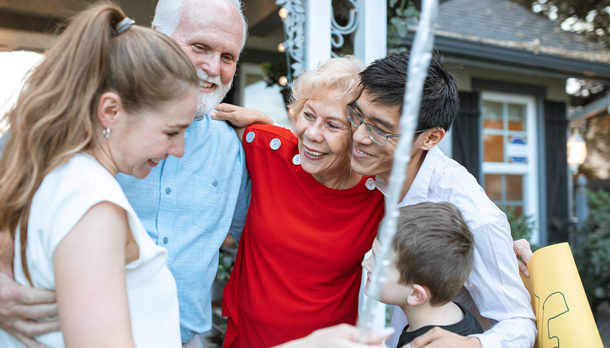 Ukrainian refugees welcomed by a family who have learnt some basic Ukrainian and Russian phrases in preparation.