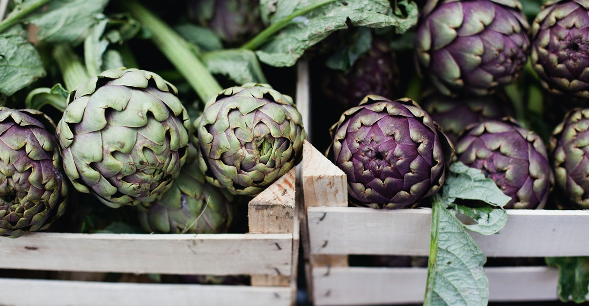 Artichoke and tuber vegetables in Italian.