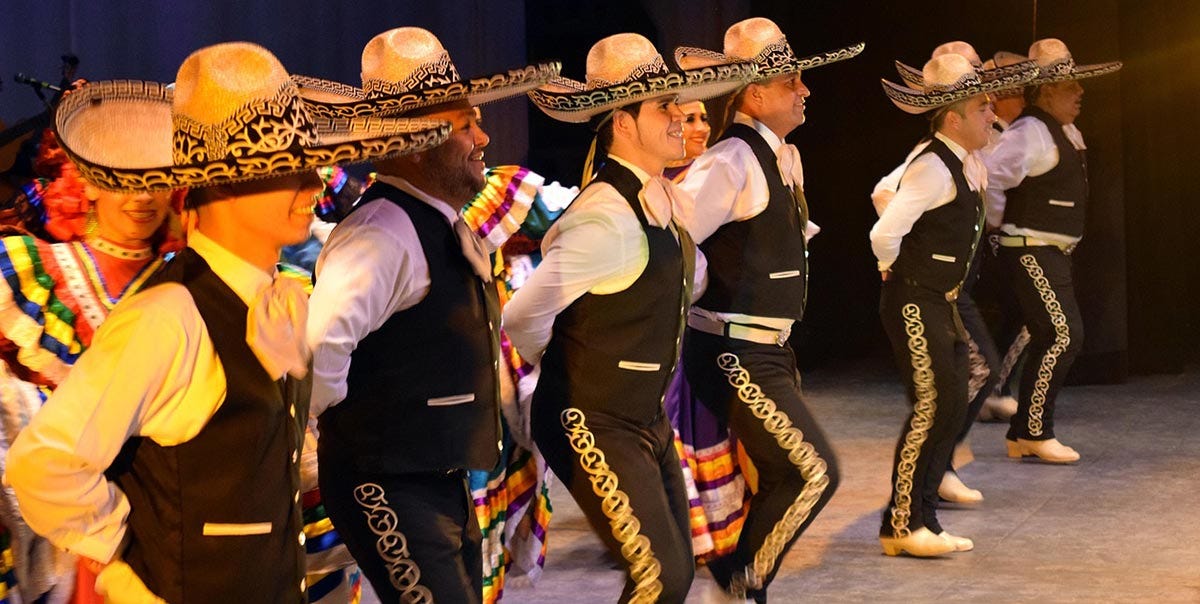 Mariachi performers.