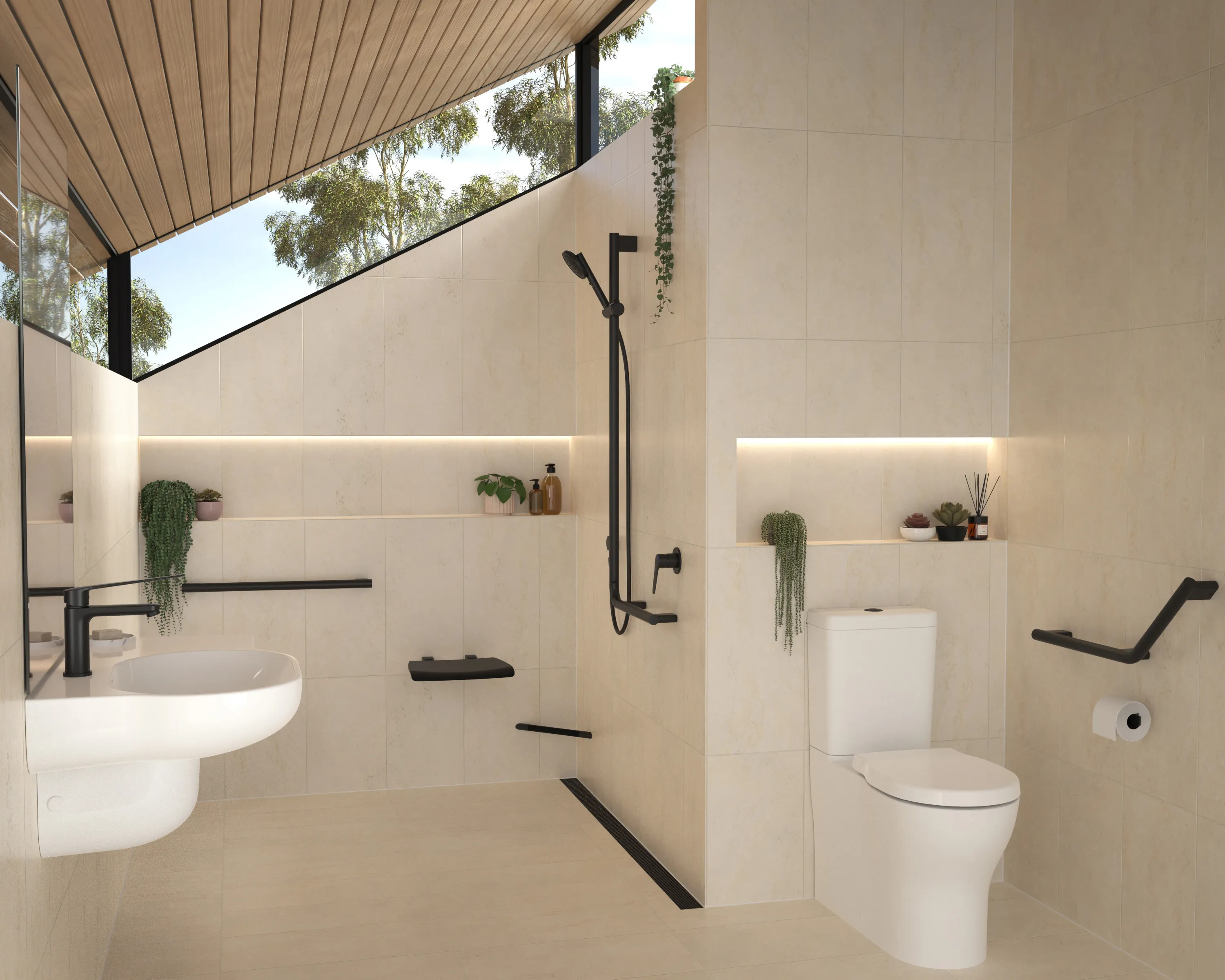 Caroma Opal Bathroom Black Scene_KV_02a