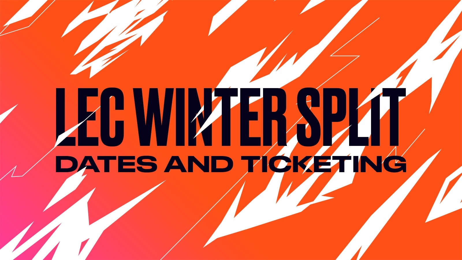 LEC Winter Split dates – tickets available early 2024!