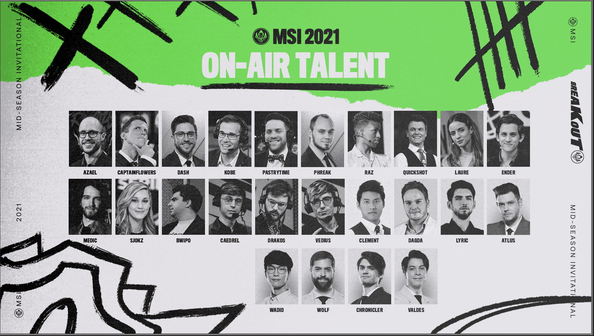 MSI on-air talent