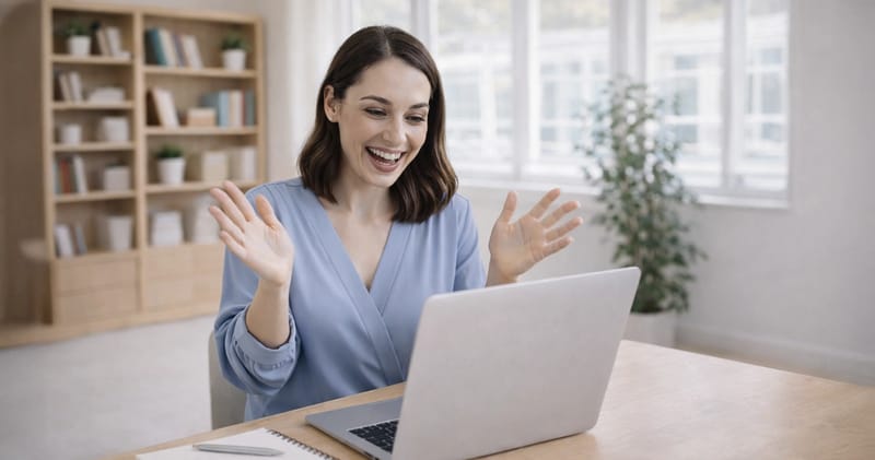 woman on video call.webp