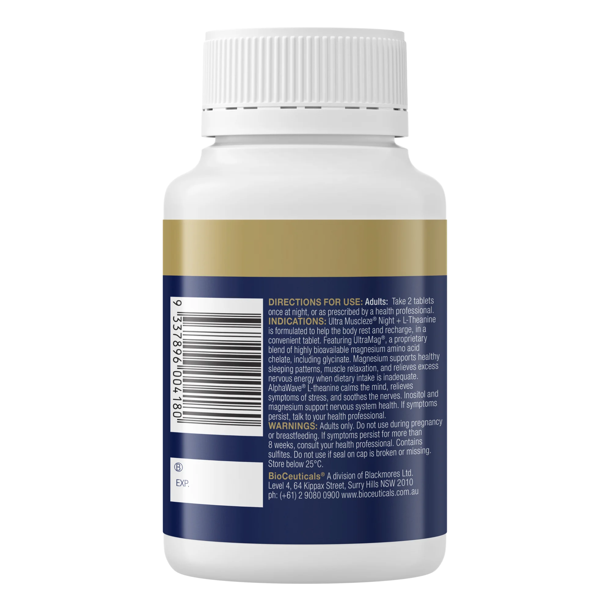 Ultra Muscleze® Night + L-Theanine | Supports Healthy Sleep