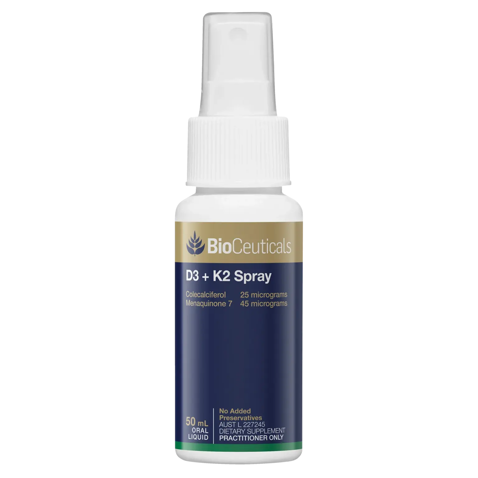 D3 + K2 Spray - 50 mL Oral Liquid - 9337896000601