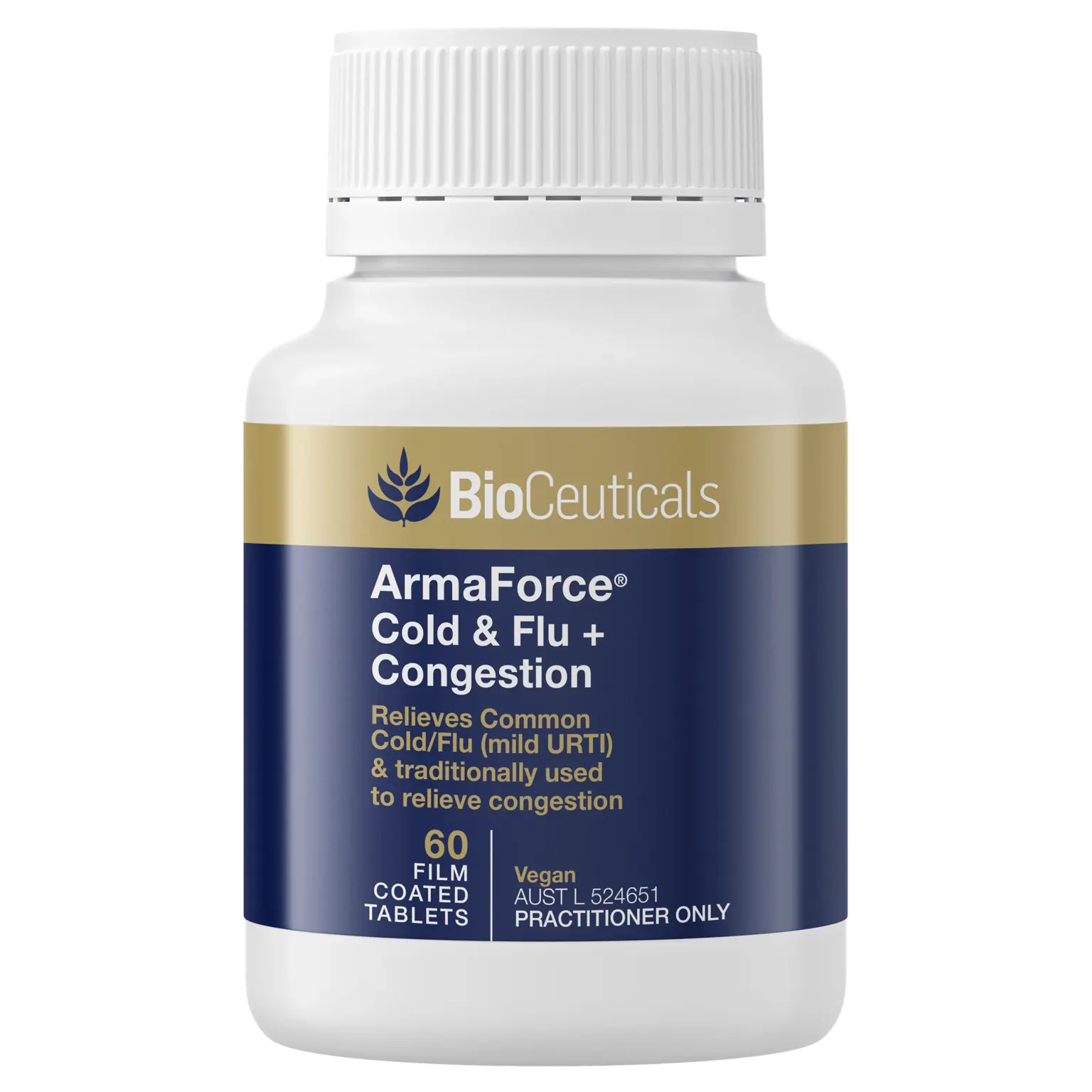 ArmaForce® Cold & Flu + Congestion - 60 Tablets - 9337896004296