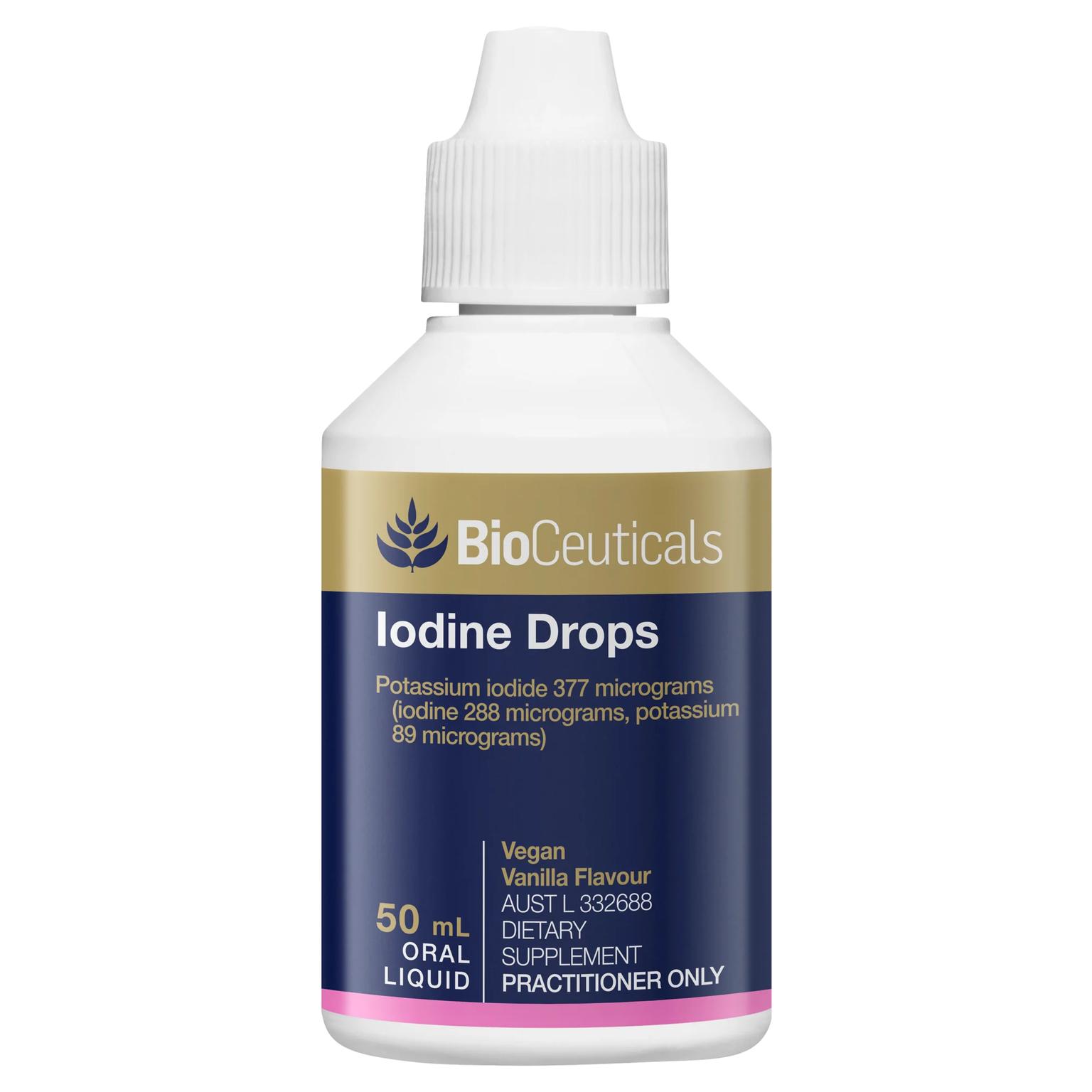 Iodine Drops - 50mL Oral Liquid - 9337896003916