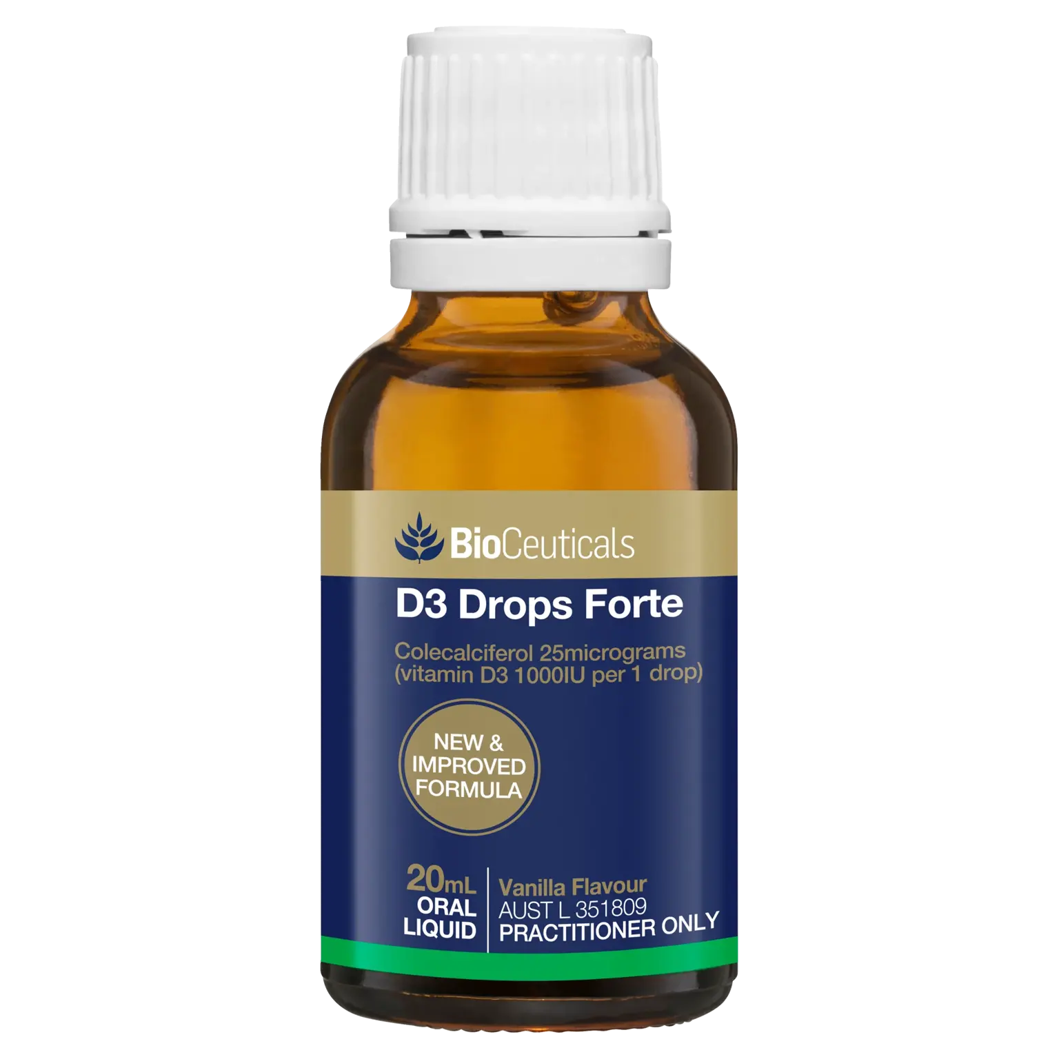 D3 Drops Forte - 20mL Oral Liquid - 9337896003565