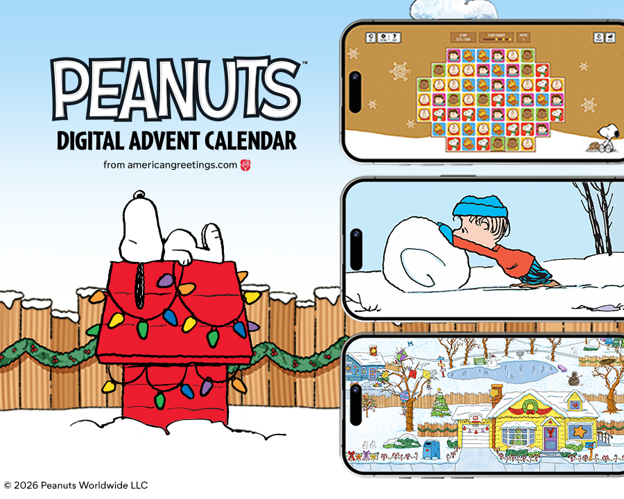 Peanuts Digital Advent Calendar - Available Now