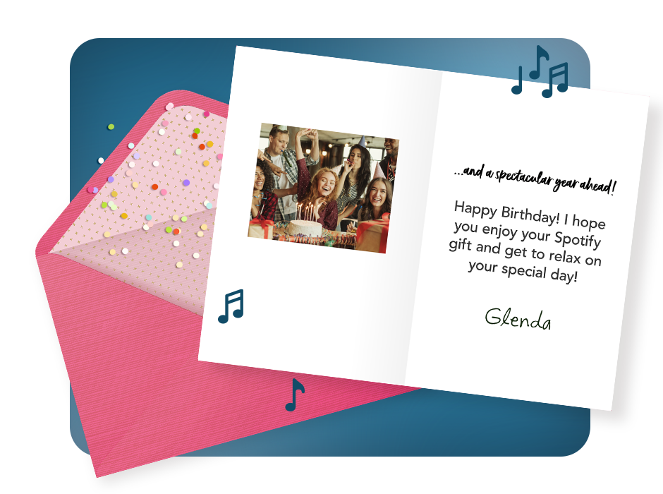 Personalize your creatacard