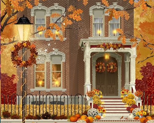 autumn scene thanksgiving