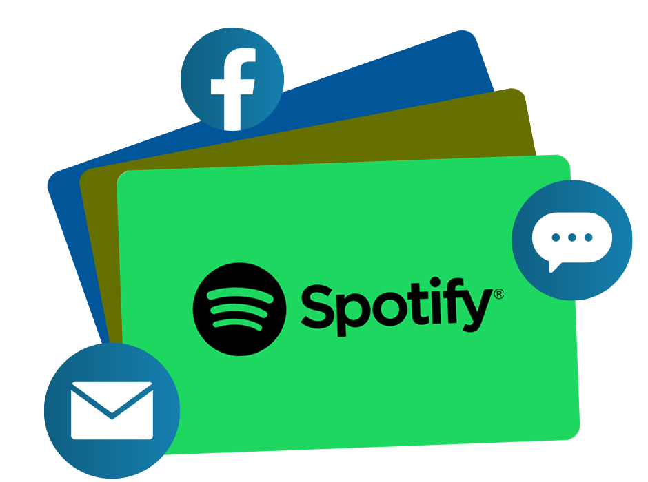 Add a gift card to your creatacard