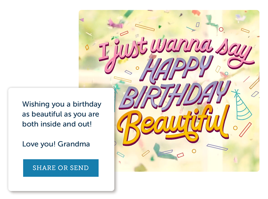 Personalize your ecard