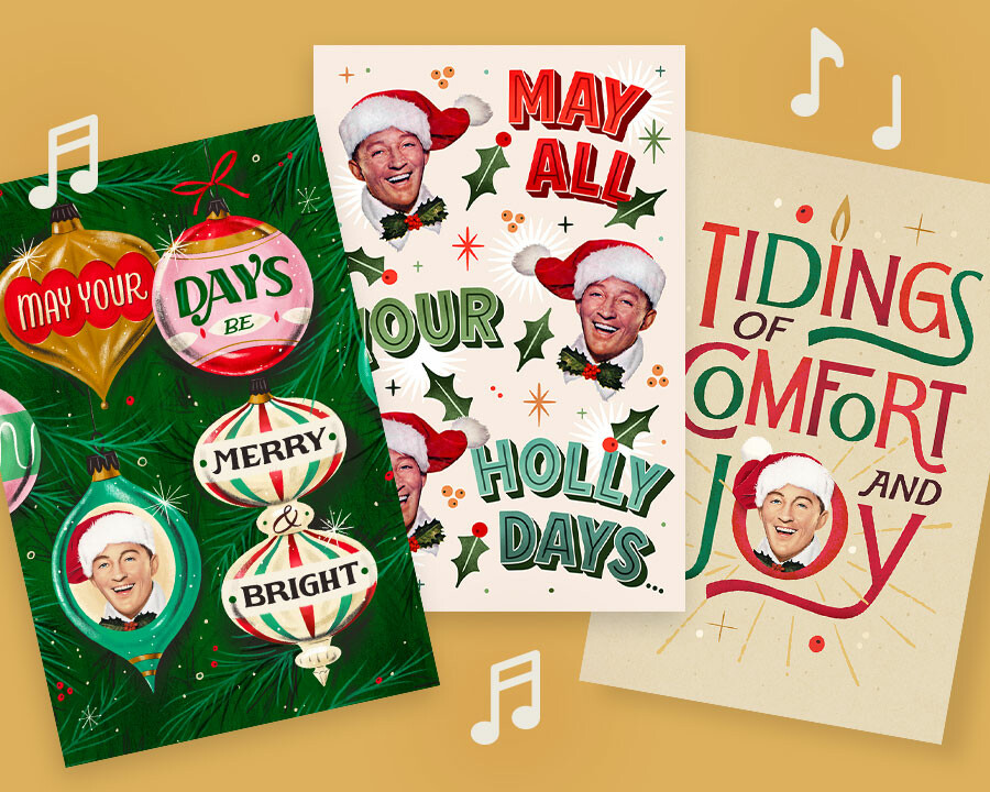 Download our app for exclusive access to our Bing Crosby Holiday card collection.