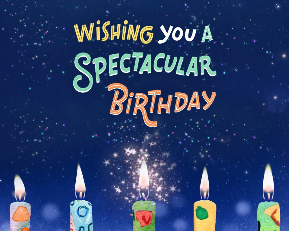 Make their birthday spectacular with animated birthday ecards.