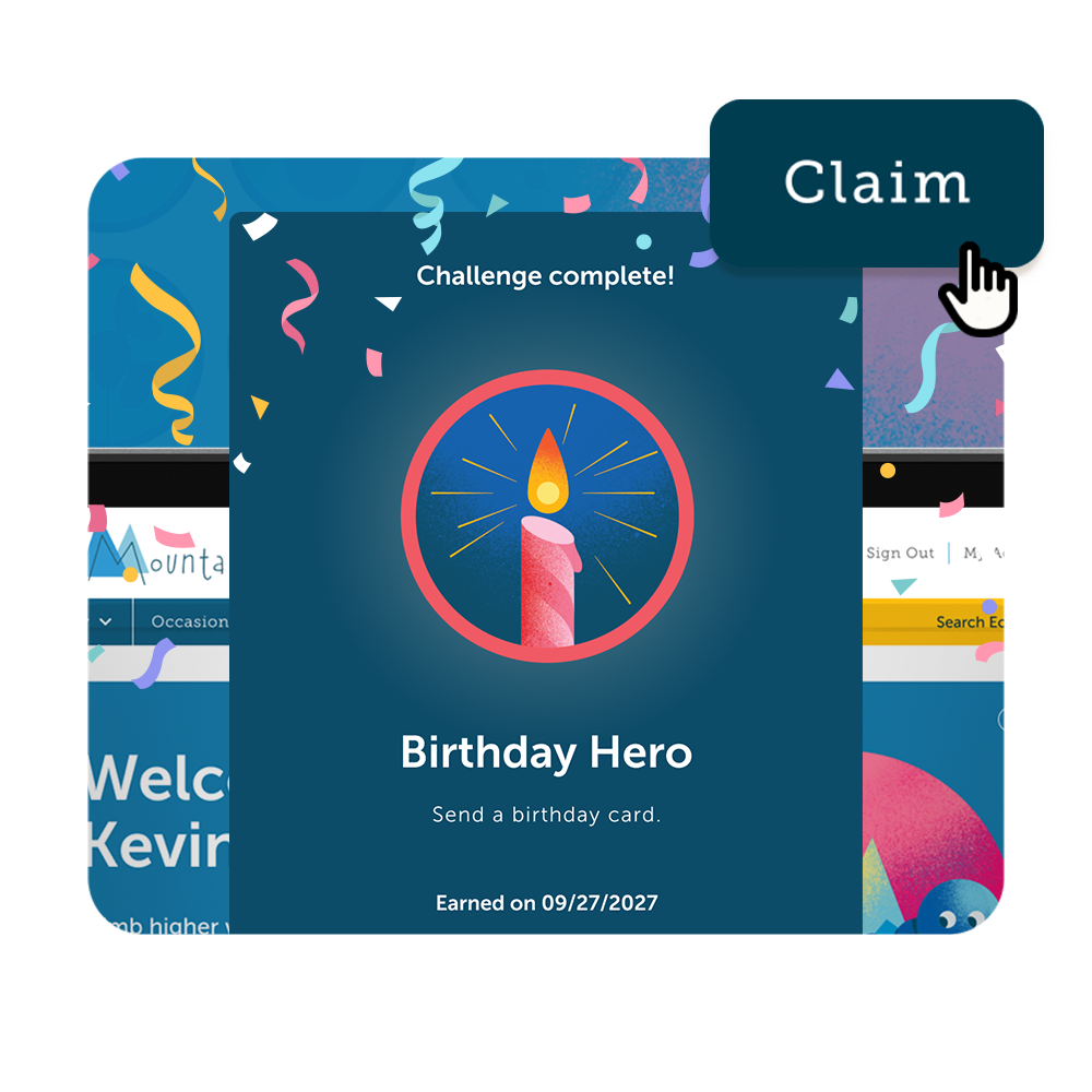 View and claim your badge.