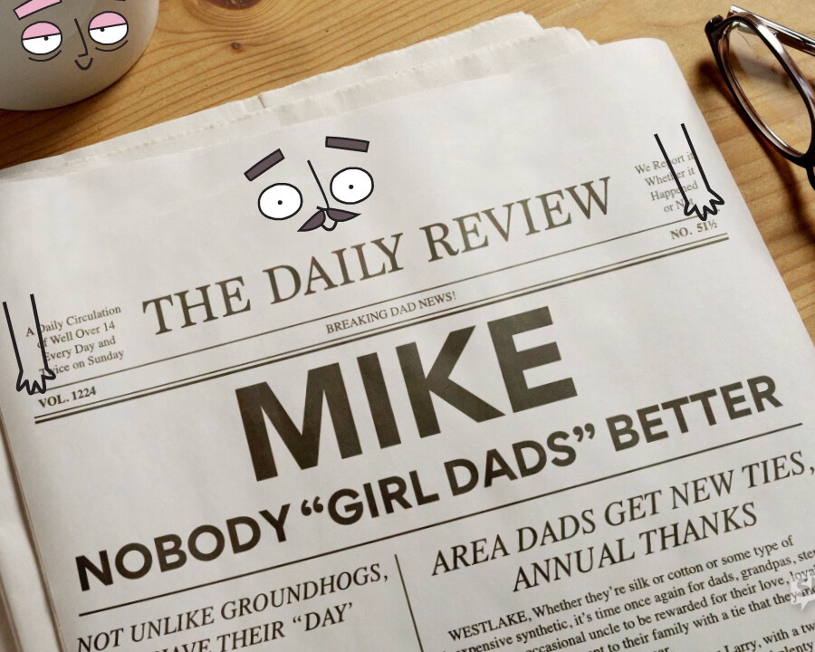 Call him out (in a good way) with a custom Father's Day SmashUp™.