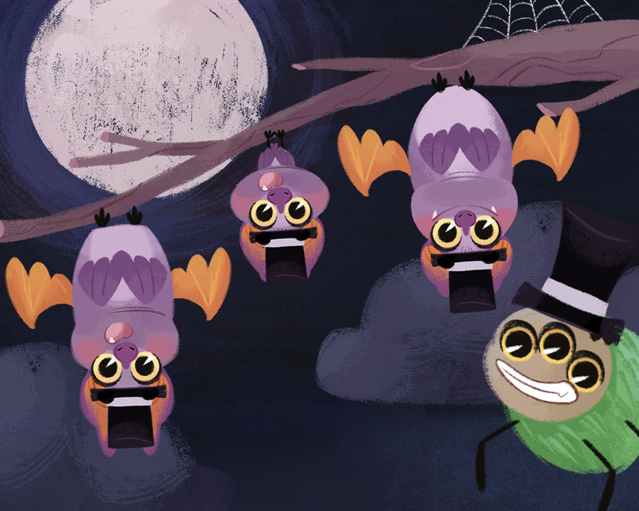 Share spooky Halloween greetings with animated ecards.