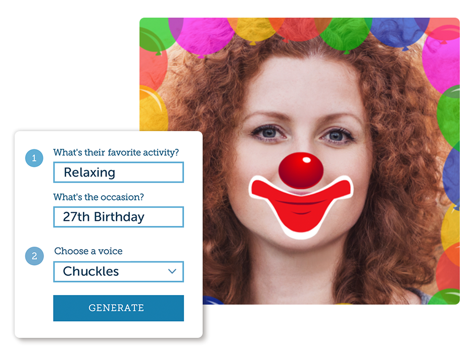 Personalize your selfie smashup