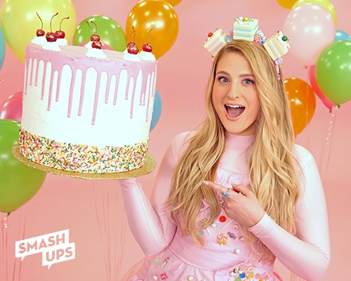 meghan trainor all about that cake birthday smashup