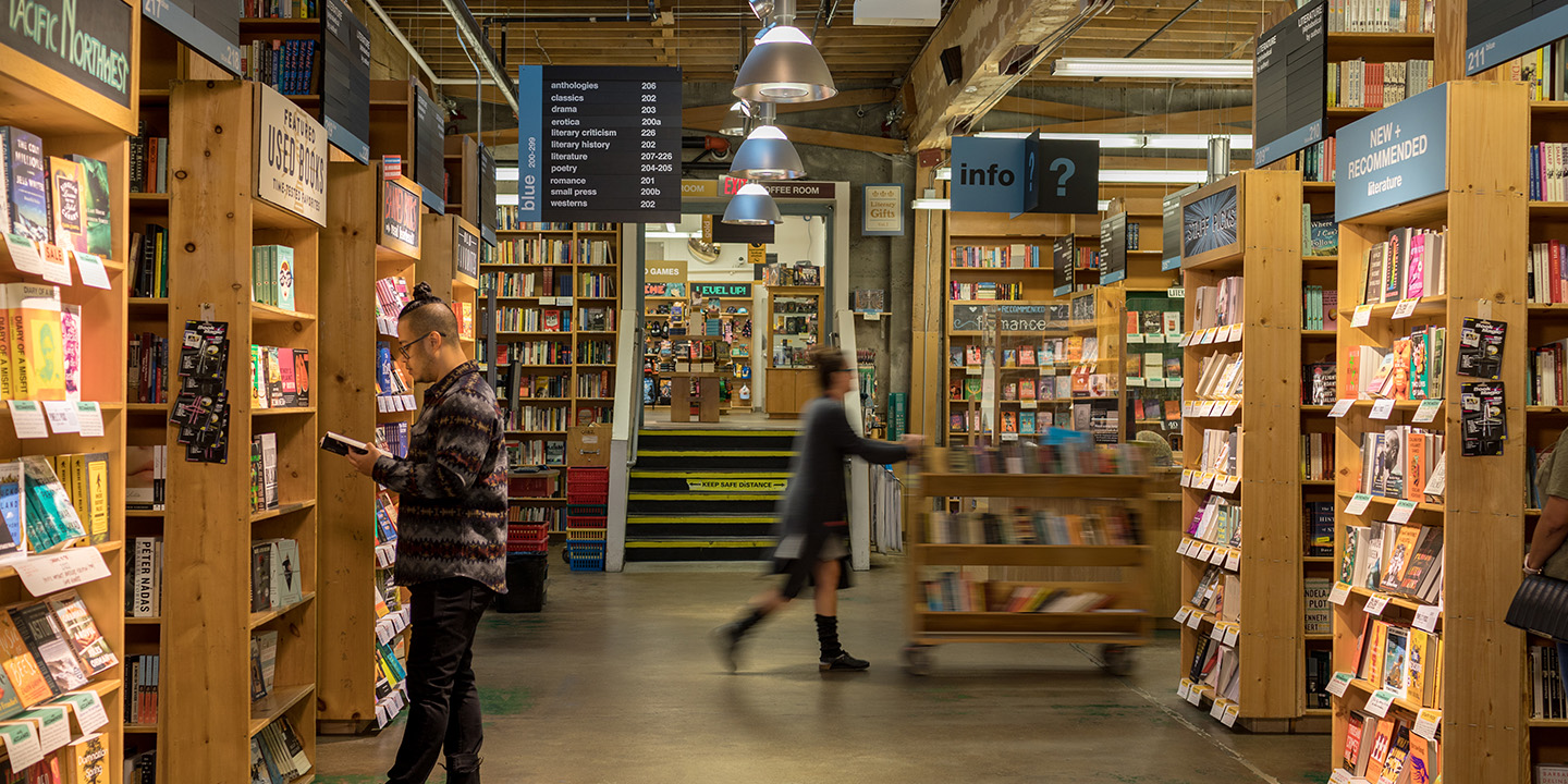 Interior of Burnside store