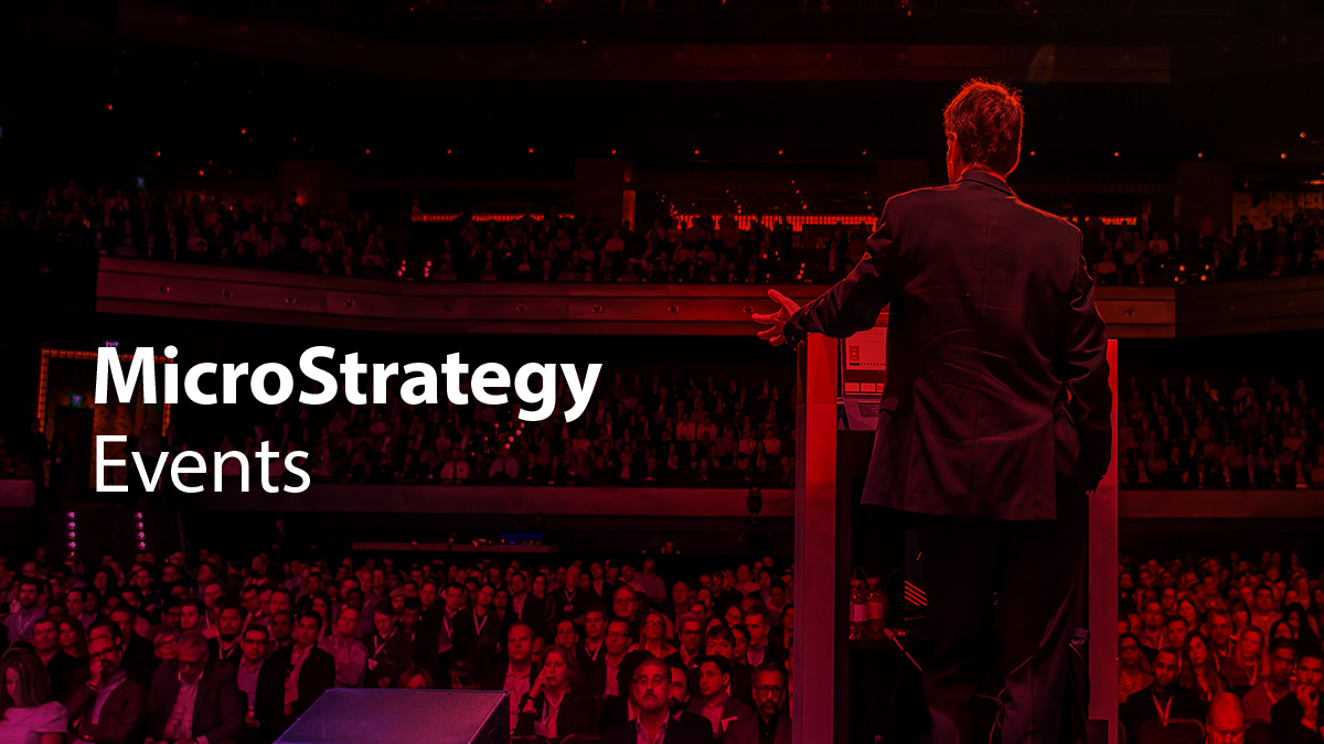 Elevate Your Insights MicroStrategy Events, Conferences and Webinars
