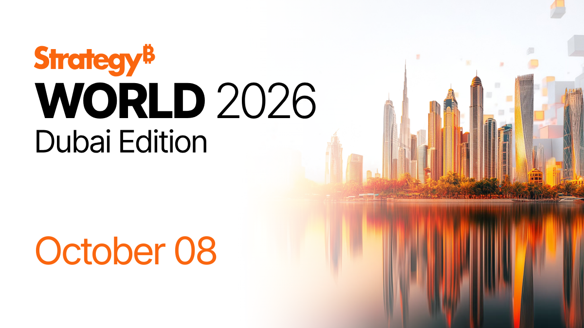 Strategy World Dubai Edition 2026