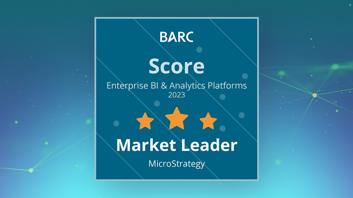 BARC Score: Enterprise BI & Analytics Platforms