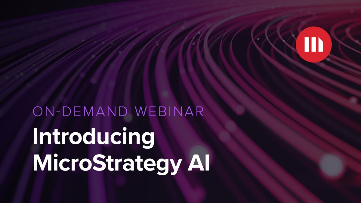 Introducing MicroStrategy AI