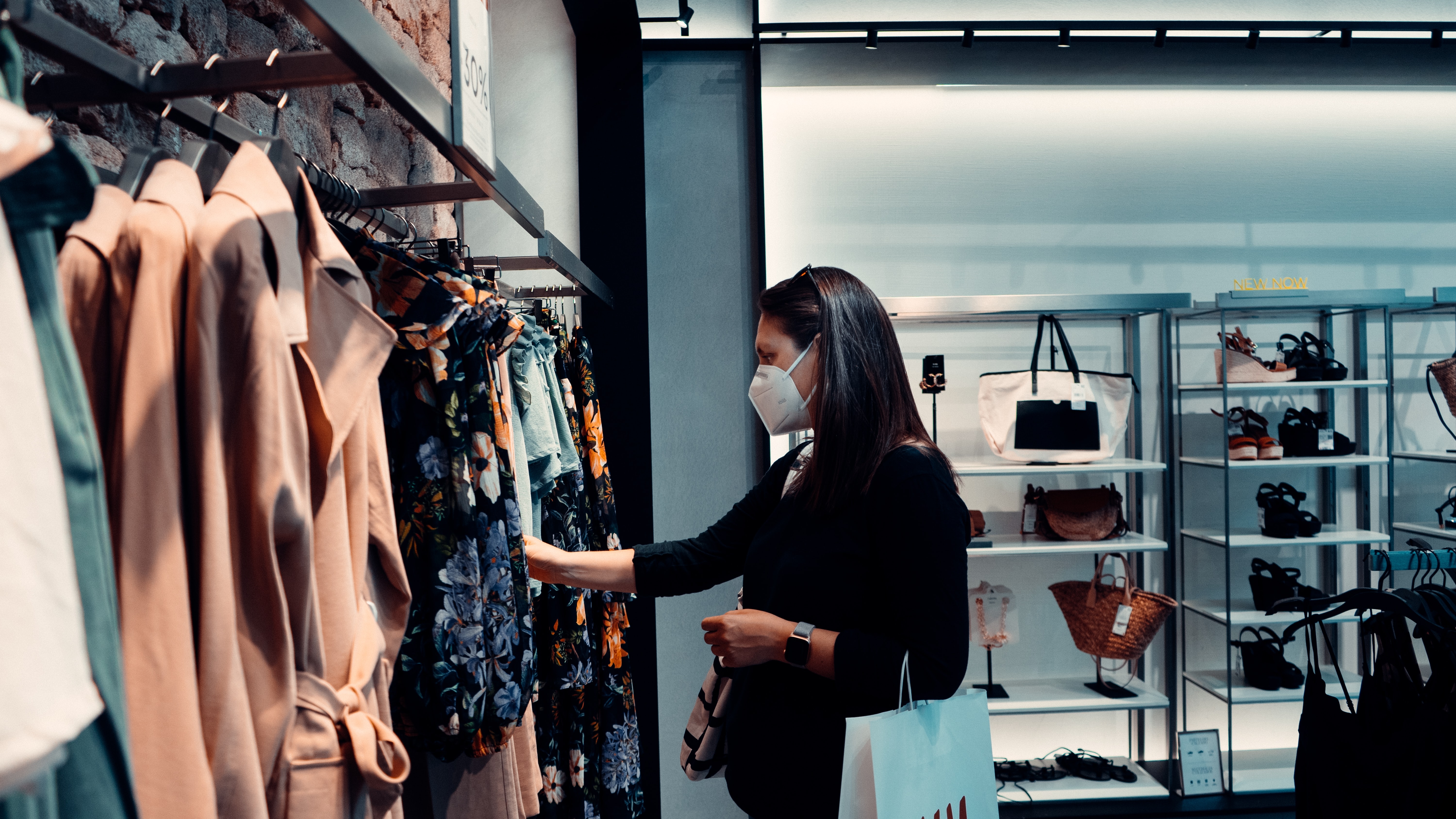 woman shopping in retail store