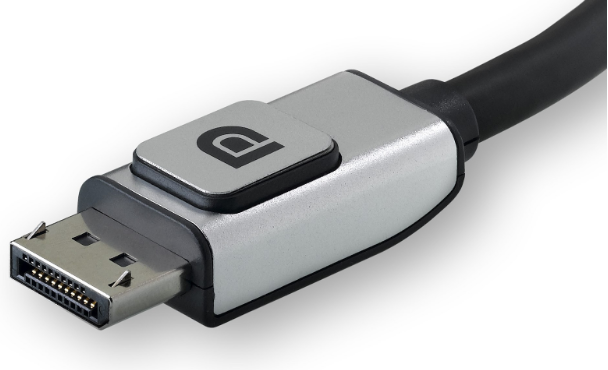 A DisplayPort cable