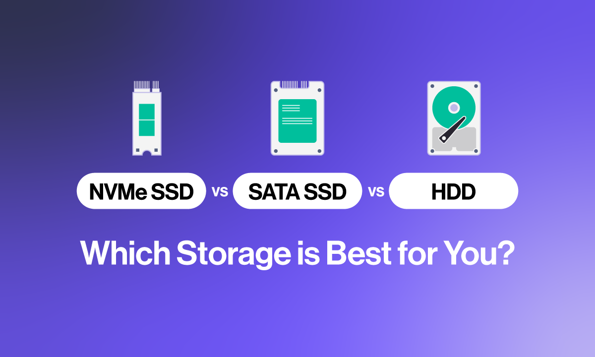 Comparatif: SSD vs HDD vs SSHD, Sata vs NVME