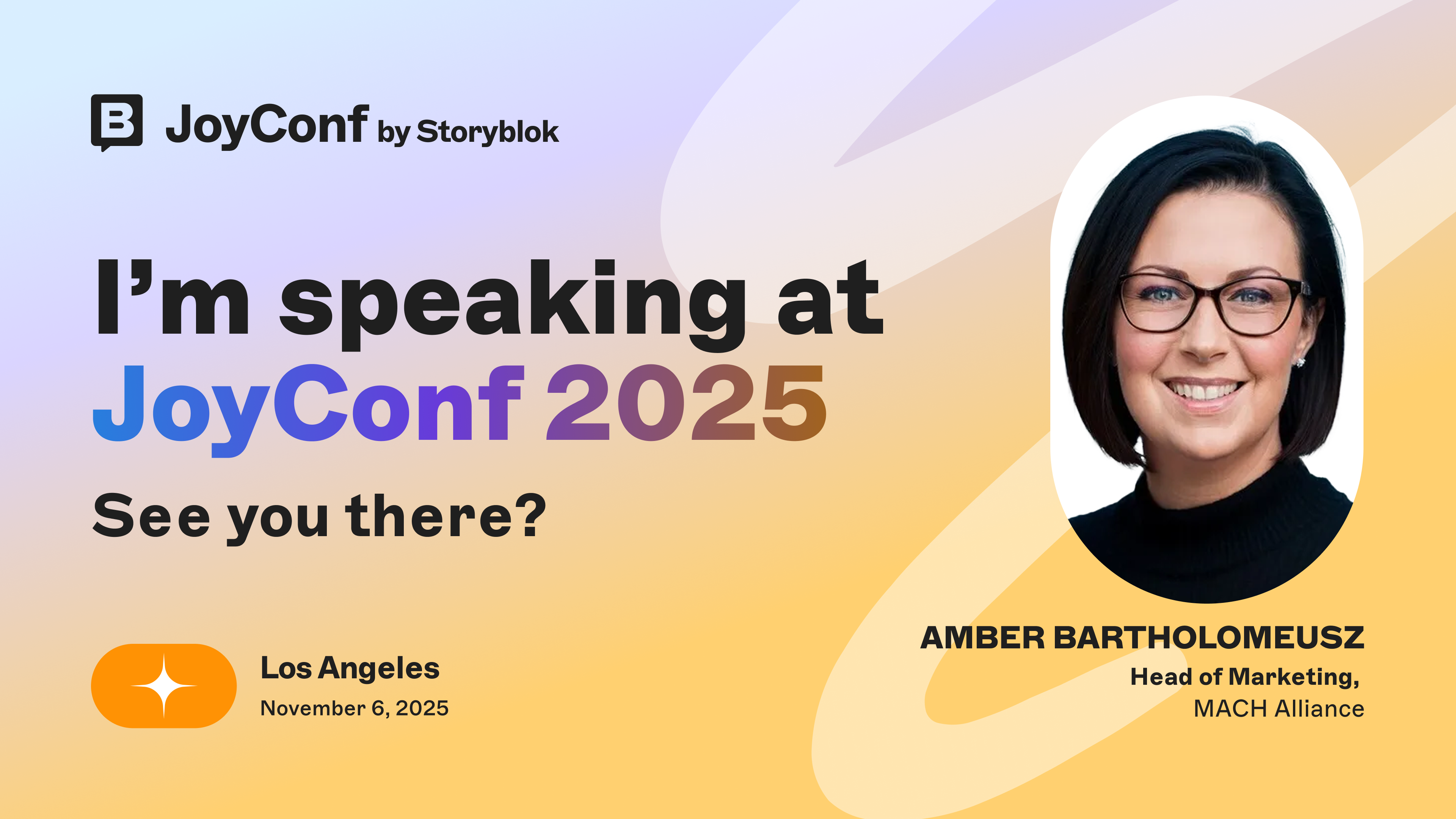 Joyconf Speaker Card