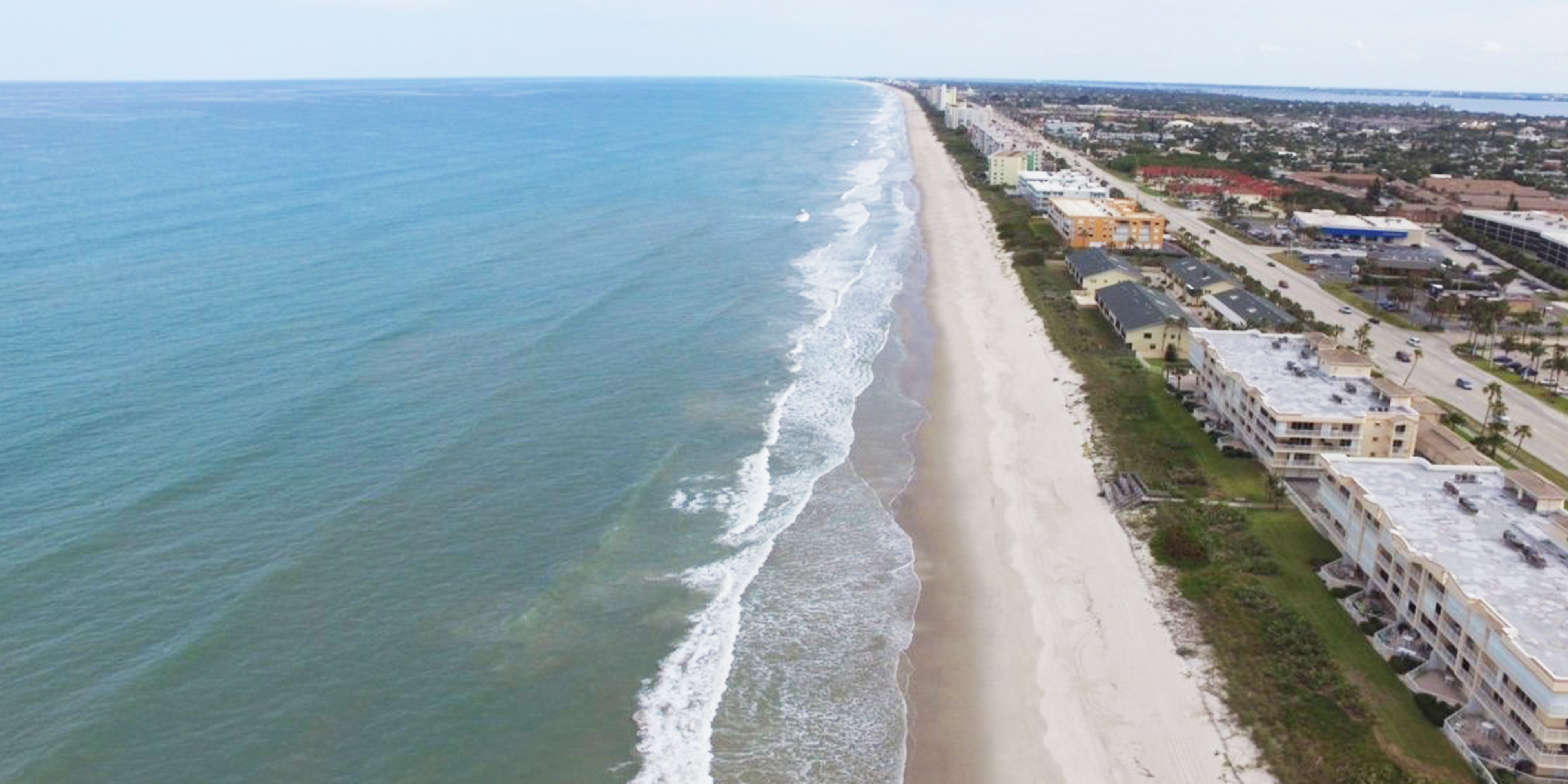 Cocoa Beach drone shot