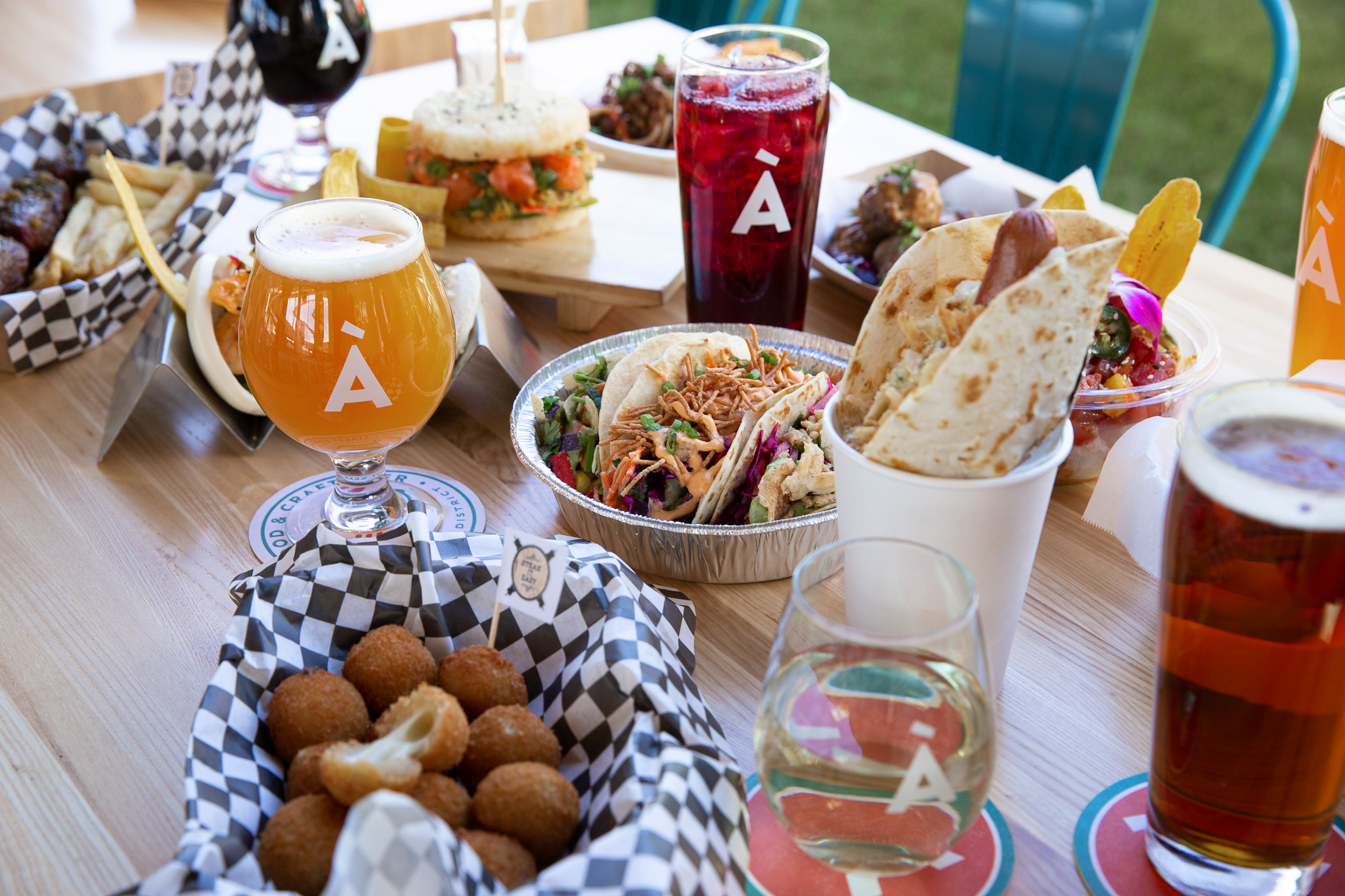 Various food and beverage options from A La Carte.