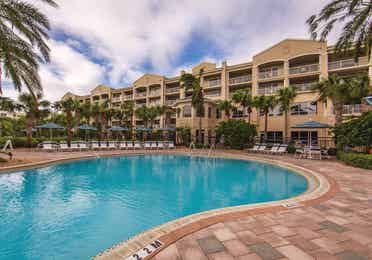 Outdoor Signature Collection pool at Cape Canaveral Beach Resort.
