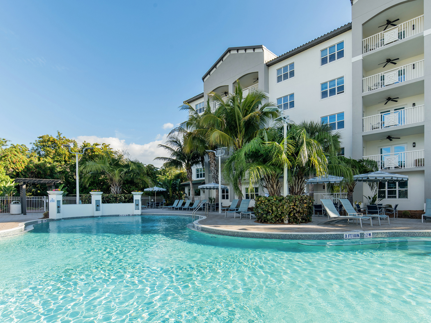 Outdoor Signature Collection pool at Cape Canaveral Beach Resort.