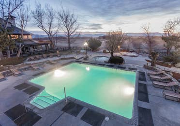 Hot Springs outdoor pool at David Walley's Resort in Genoa, Nevada