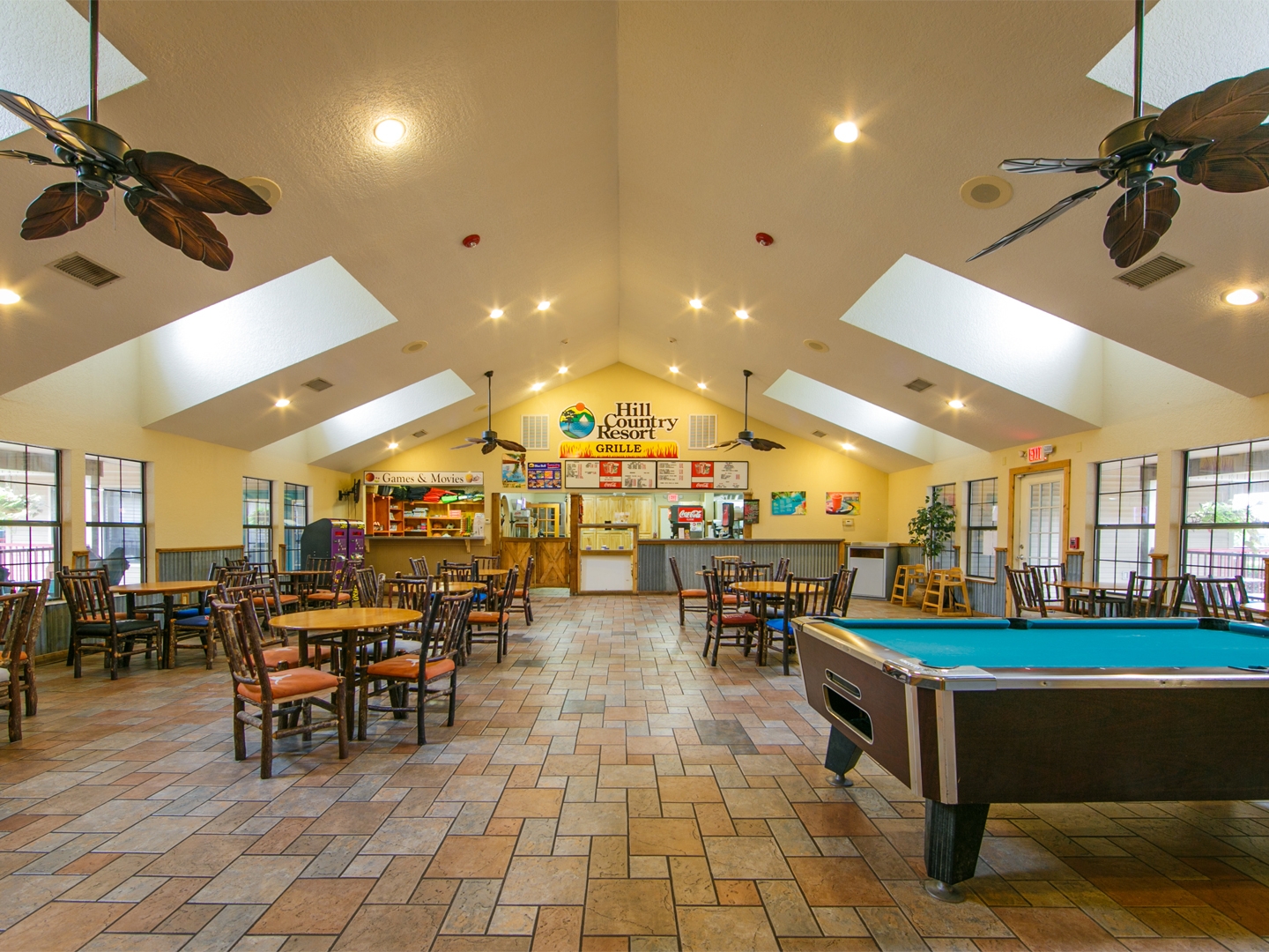 View of Hill Country Resort Grille in Hill Country, Texas.